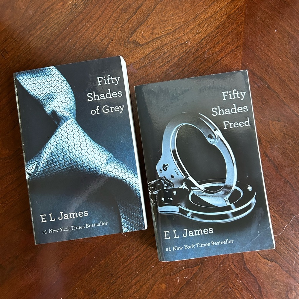 Lot of 2 paperback books - Fifty Shades of Gray & Fifty Shades Freed